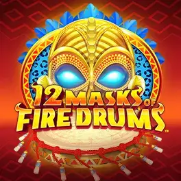 Play 12 Masks of Fire Drums at Wink Slots!