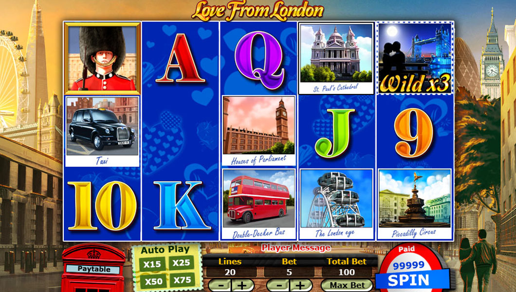 love from london online slot screenshot